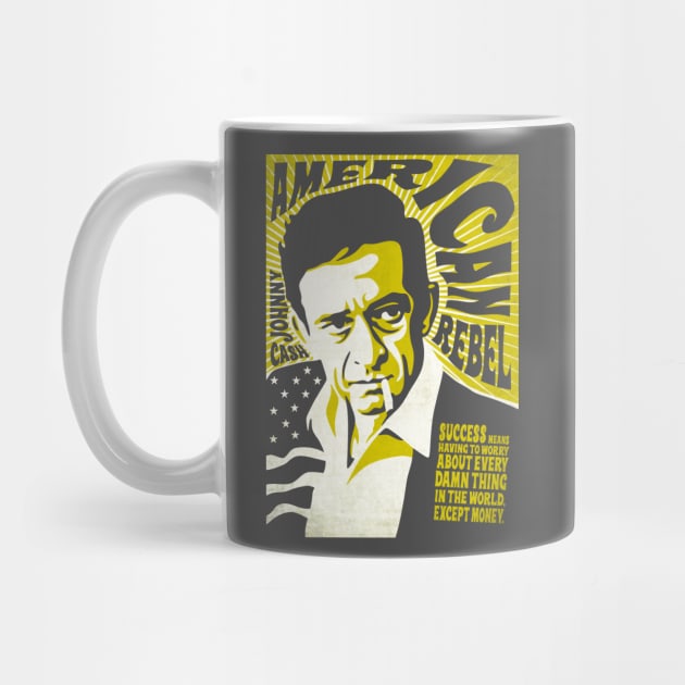 johnny cash vintage by BAJAJU